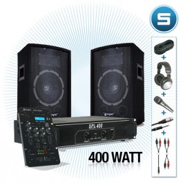 SKYTEC DJ-SET MIXER SL1 400W
