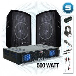 Skytec DJ-Set Basis SL2 500W