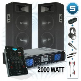 SKYTEC DJ-SET MIXER SM1 2000W
