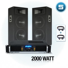Skytec DJ-Set Basis SM2 2000W