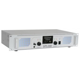 Skytec SPL 1000MP3 Versterker blauwe LED+EQ  -Wit-
