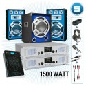 SKYTEC DJ-SET MIXER DISCO4 1500W